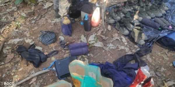 झारखंड के लातेहार में नक्सलियों से आठवीं बार मुठभेड़, भारी मात्रा में हथियार और विस्फोटक बरामद